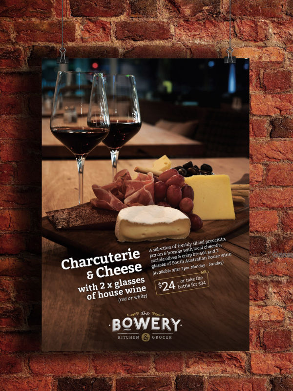 Pique poster mockup Bowery